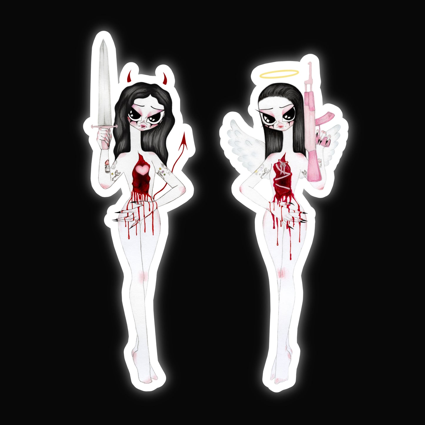 Tainted Heaven / Hell - Stickers